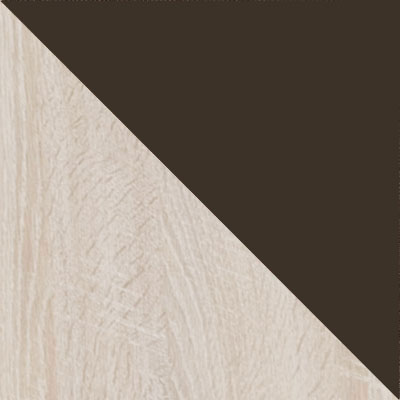 Дуб Сонома, ЛДСП / Коричневый, ткань