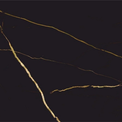 Черный мрамор / Черный, металл