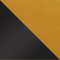 Темно-желтый, микровелюр / Черный, металл image