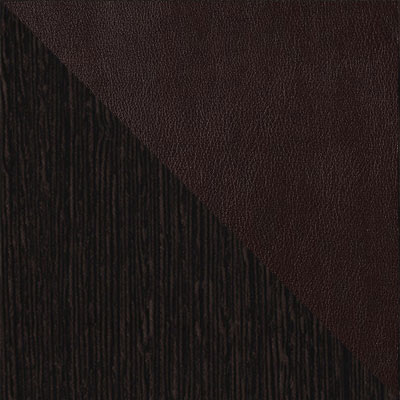 Венге цаво, ЛДСП / Коричневый, экокожа