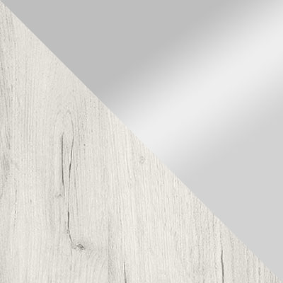 Дуб Крафт белый / Зеркало