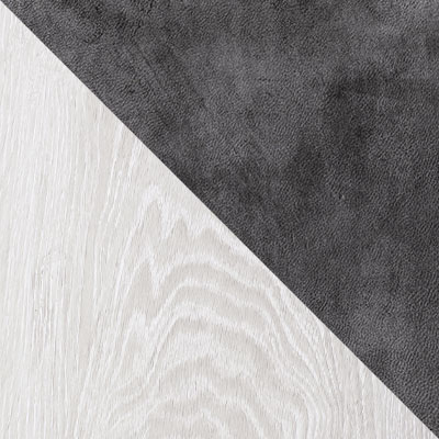 Ясень белый / Графит, велюр