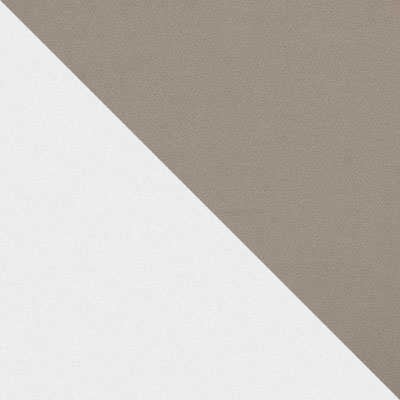 Бежевый, микровелюр / Белый, металл