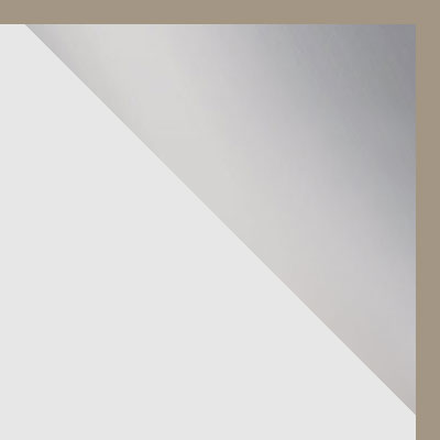 Белый / Зеркало / Шампань, алюминий