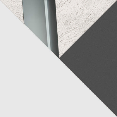 Белый / Цемент светлый со стеклом / Графит серый