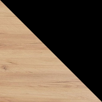 Дуб Крафт белый, ЛДСП / Черный, металл