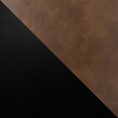 Черный / Коричневый, экокожа