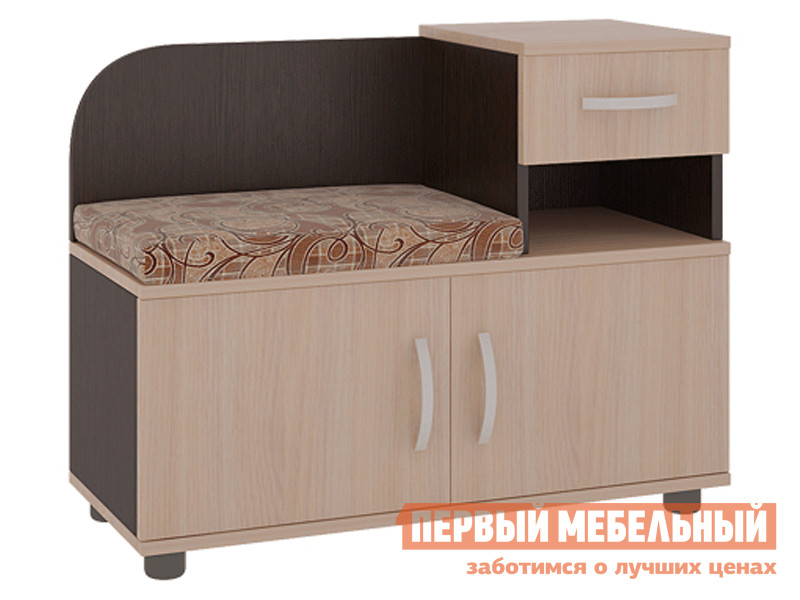 Тумба для обуви в прихожую с сиденьем Мебельсон Аврора Тумба для прихожей