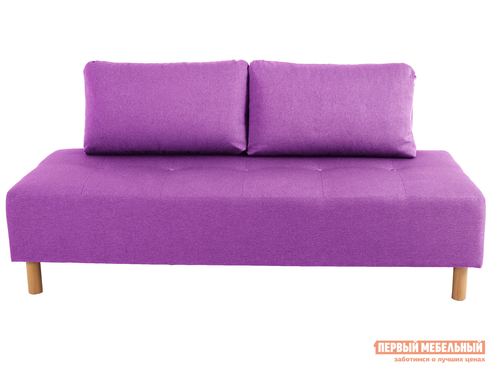 Прямой диван  Свельд Фиолетовый, рогожка