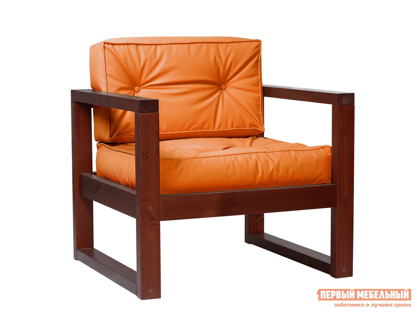 Садовое кресло  Кресло Астер Вишня, Оранжевый, экокожа