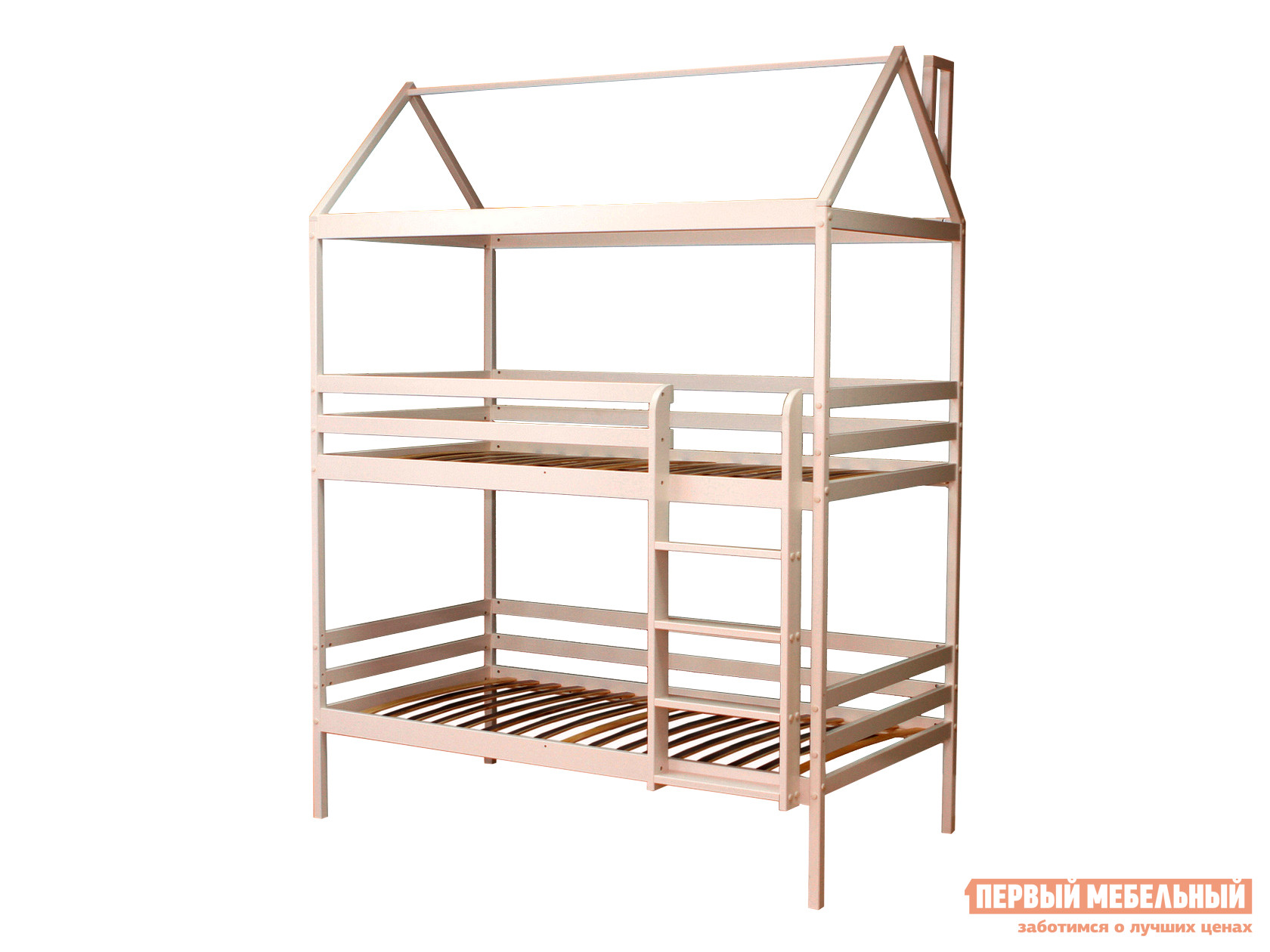 Двухъярусная кровать  Можга Красная Звезда Р429.1 Ваниль