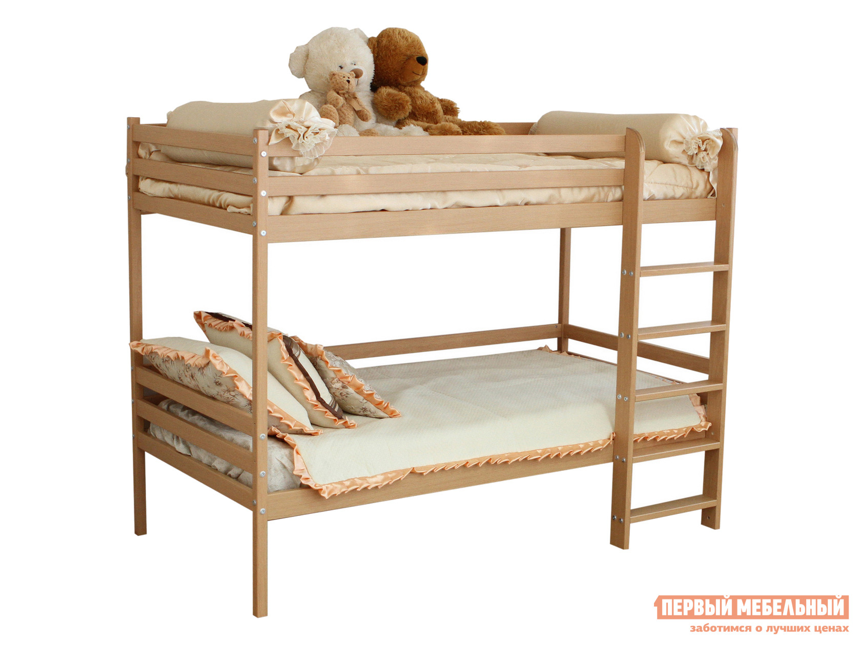 Двухъярусная кровать  Можга Красная Звезда Р426 Бук