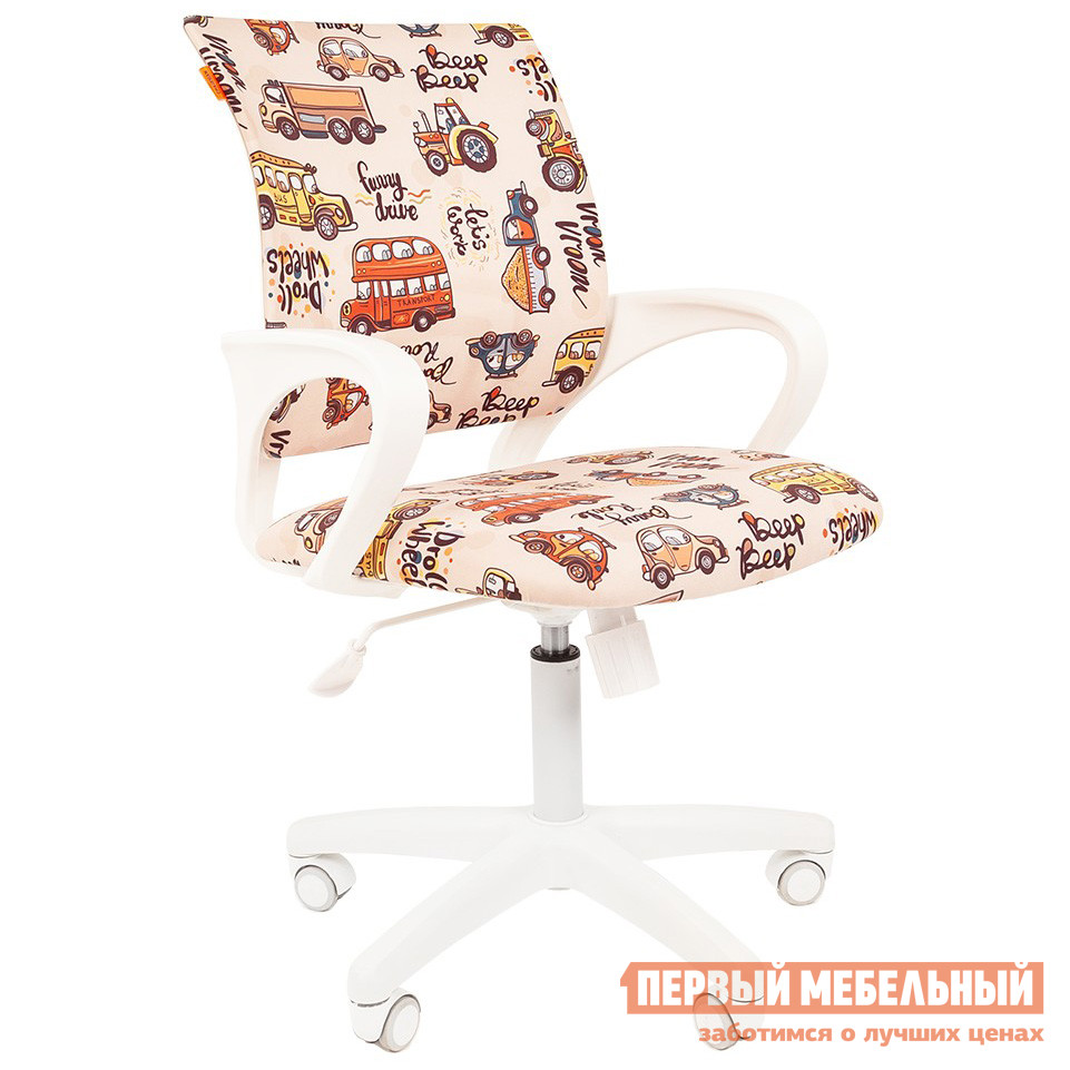 

Детское компьютерное кресло CHAIRMAN KIDS 103 Автобусы, велюр, Бежевый, CHAIRMAN KIDS 103 Автобусы, велюр
