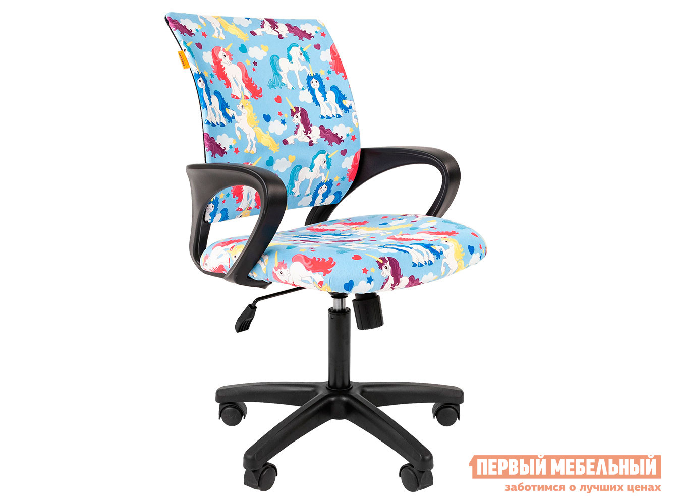 

Детское компьютерное кресло CHAIRMAN KIDS 103 BLACK Единорог, велюр, Синий, CHAIRMAN KIDS 103 BLACK Единорог, велюр
