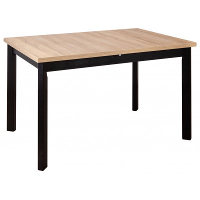 Кухонный стол  Стол MAX 5 P, 120(150)*80*78 Черный / Дуб Грендсон