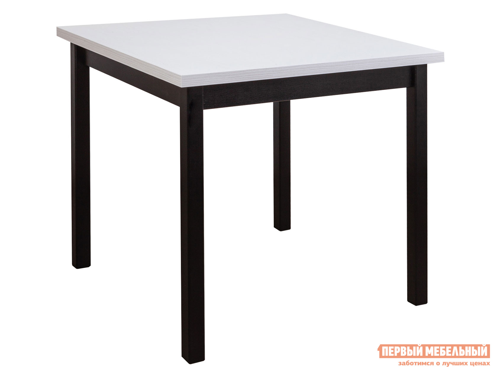 Кухонный стол  Стол MAX 9, 80*80*78 Черный / Белый