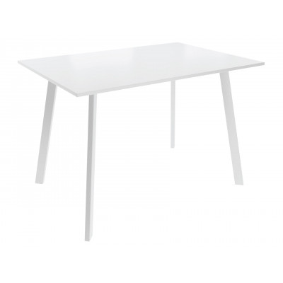 Кухонный стол  Слим 2 Белый / Белый, металл