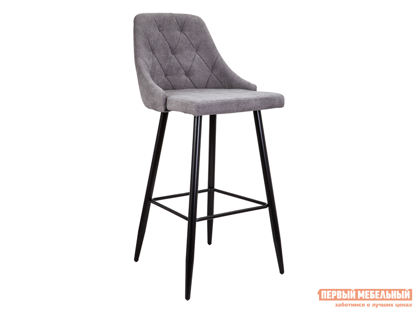 Барный стул  Лара Светло-серый, ткань от Первый Мебельный