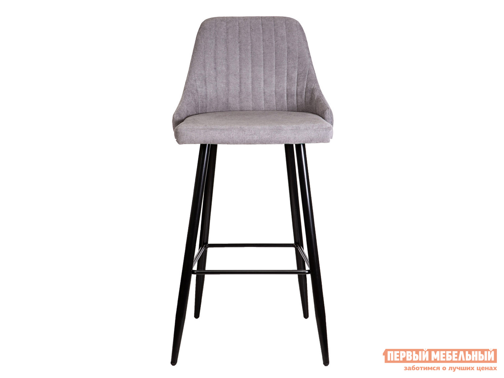 Барный стул  Меган Светло-серый, ткань от Первый Мебельный