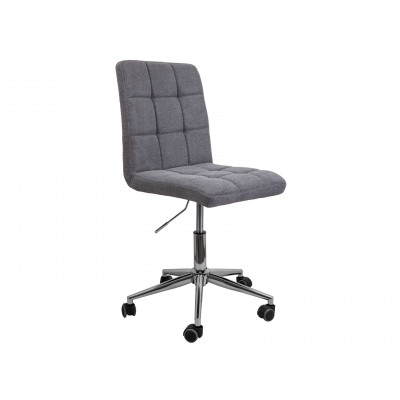 Офисное кресло  Стул FIJI, поворотный Серый, ткань / Хром