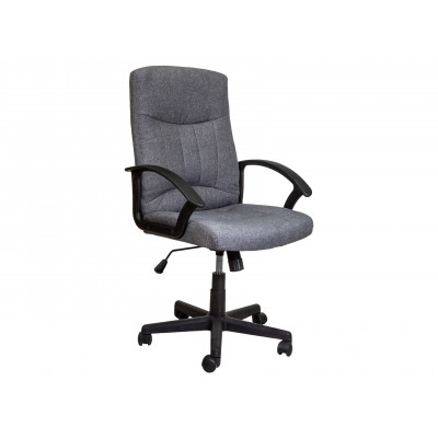 Офисное кресло  Кресло поворотное Polo Серый, рогожка / Черный