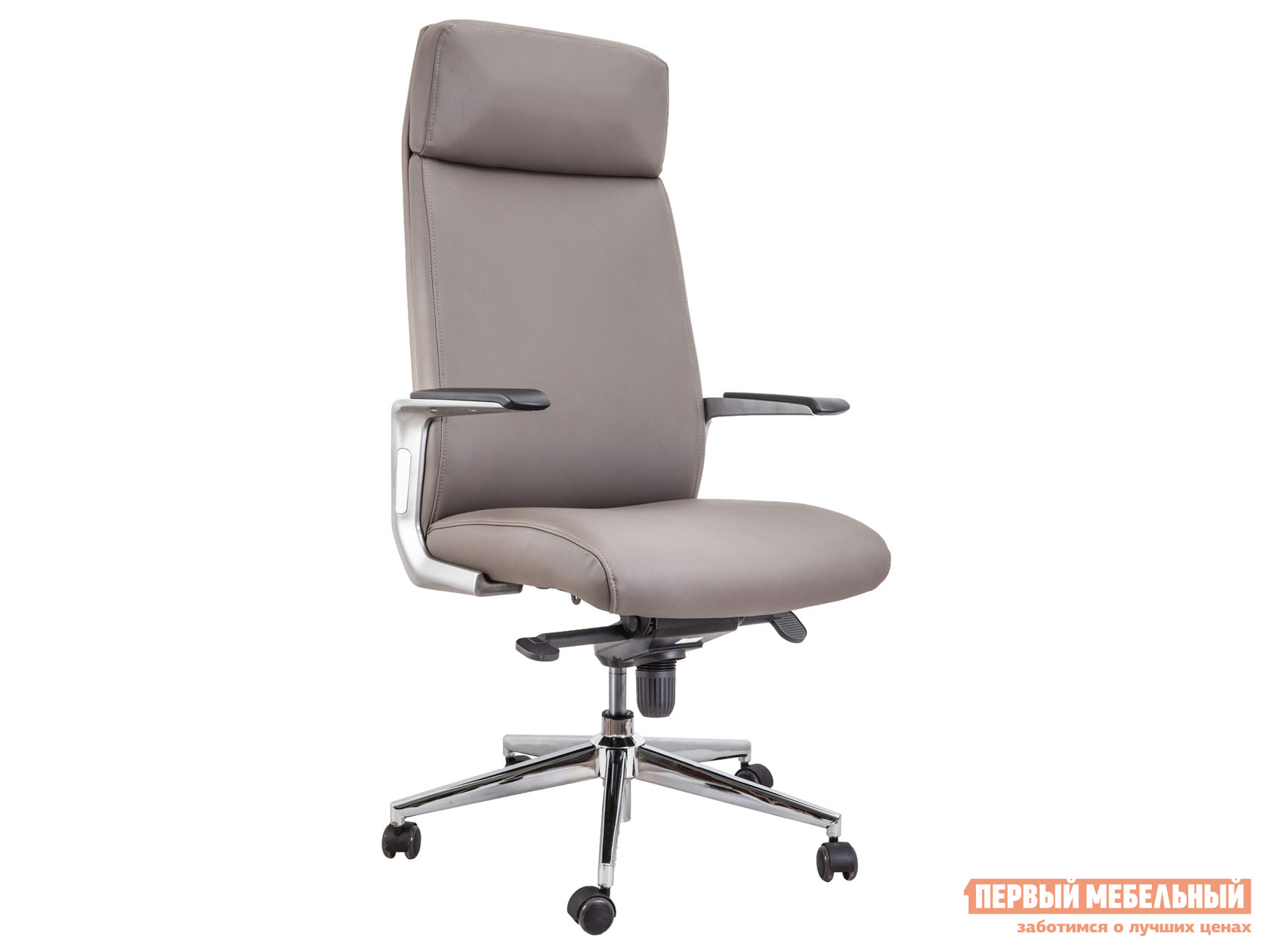 Кресло руководителя  Кресло руководителя ELADA Серый, экокожа