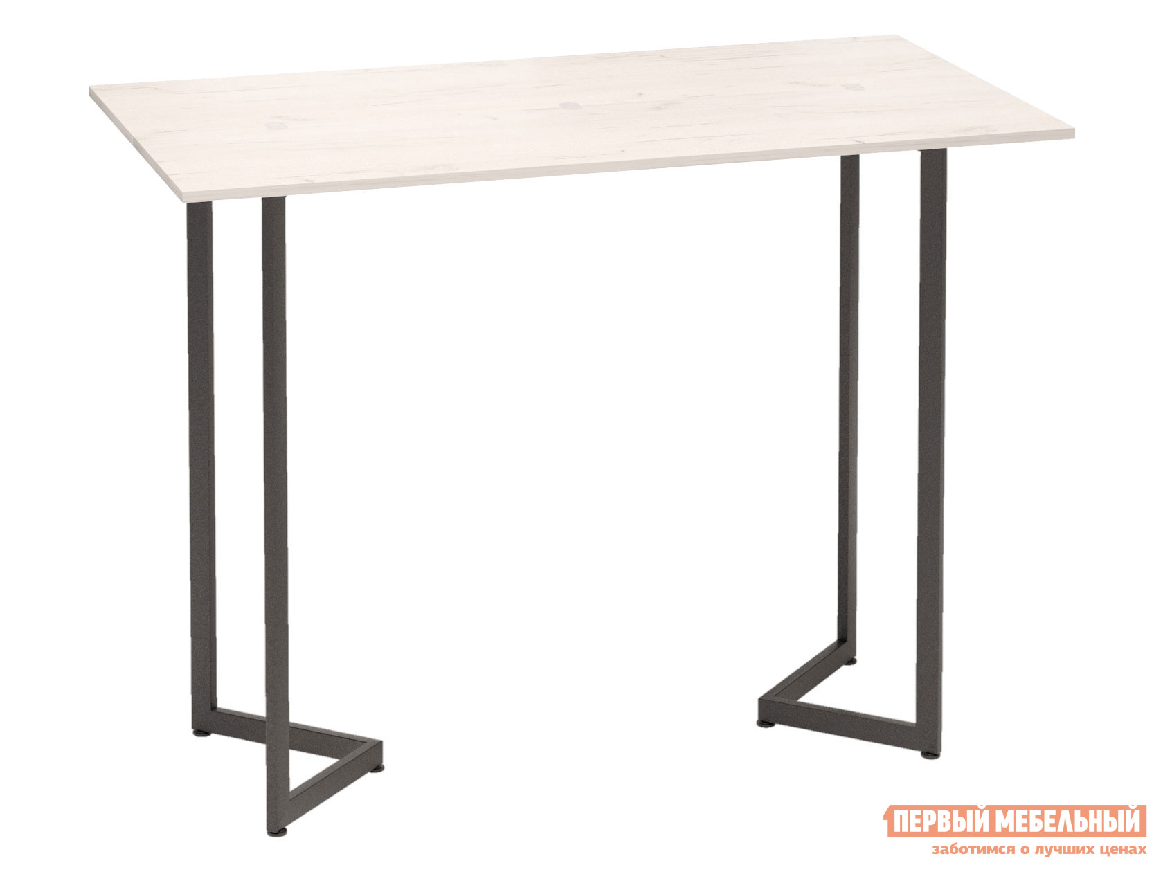 Кухонный стол  Стол-консоль Арлен 1, 2, 3 Барный Дуб Белый Крафт / Черный муар, 1470 мм