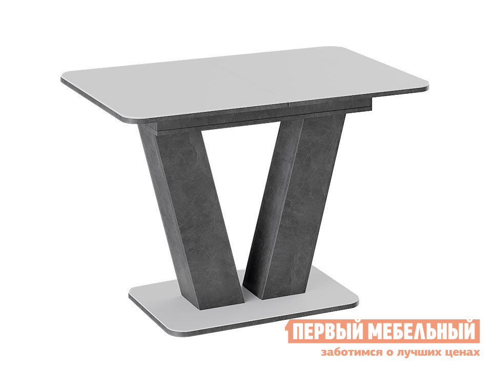 

Кухонный стол Чинзано Моод темный / Белый, стекло матовое, Черно-белый, Чинзано Моод темный / Белый, стекло матовое