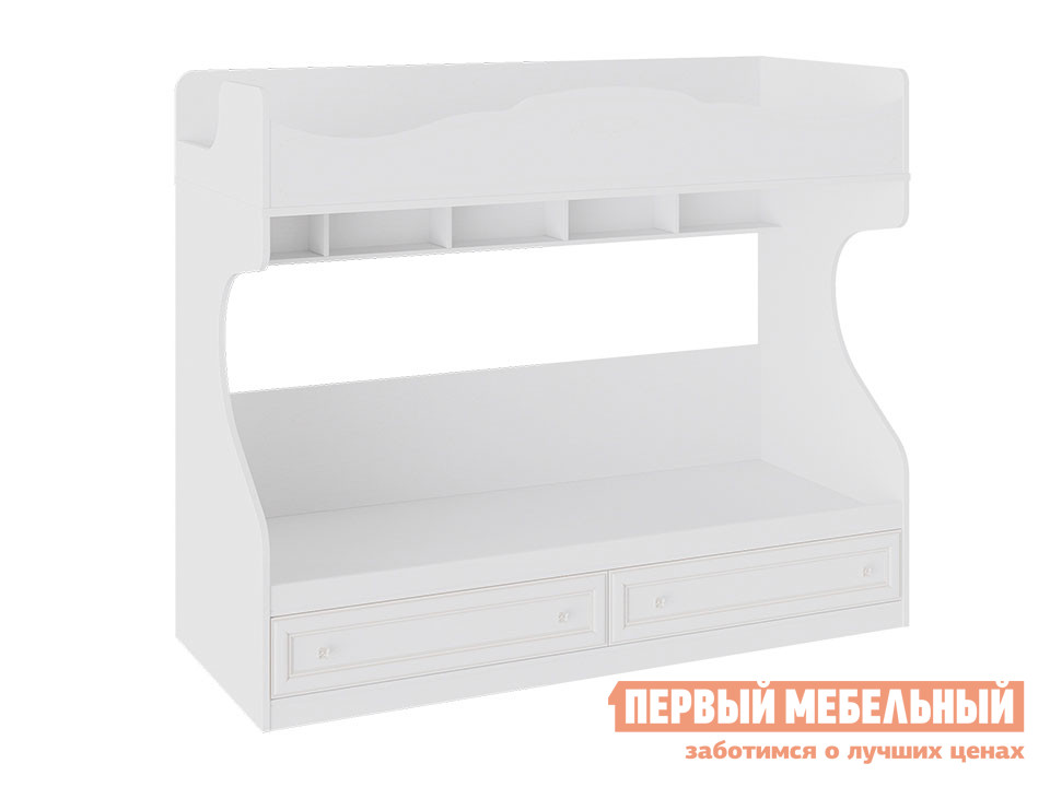 

Кровать Двухъярусная кровать Франческа ТД 312.11.01 Дуб Седан, Белый, Двухъярусная кровать Франческа ТД 312.11.01 Дуб Седан