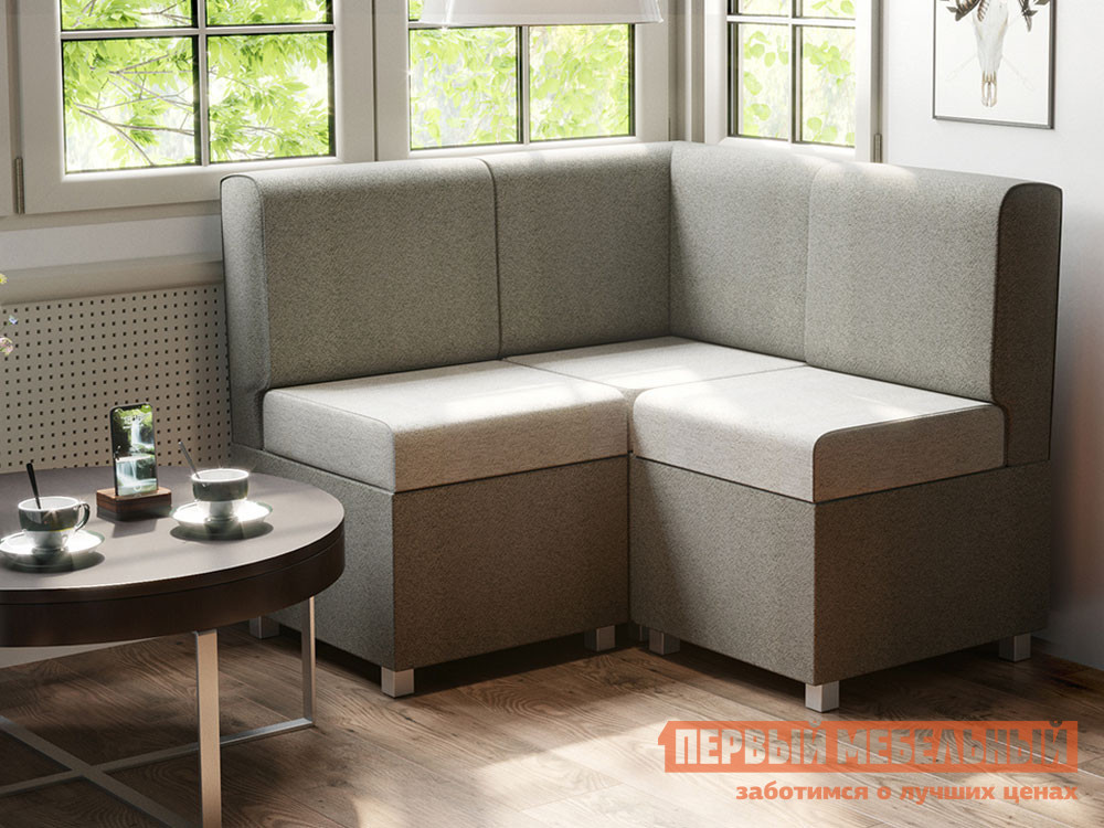 Кухонный диван  Каир 3 Ткань Мокко / Капучино от Первый Мебельный