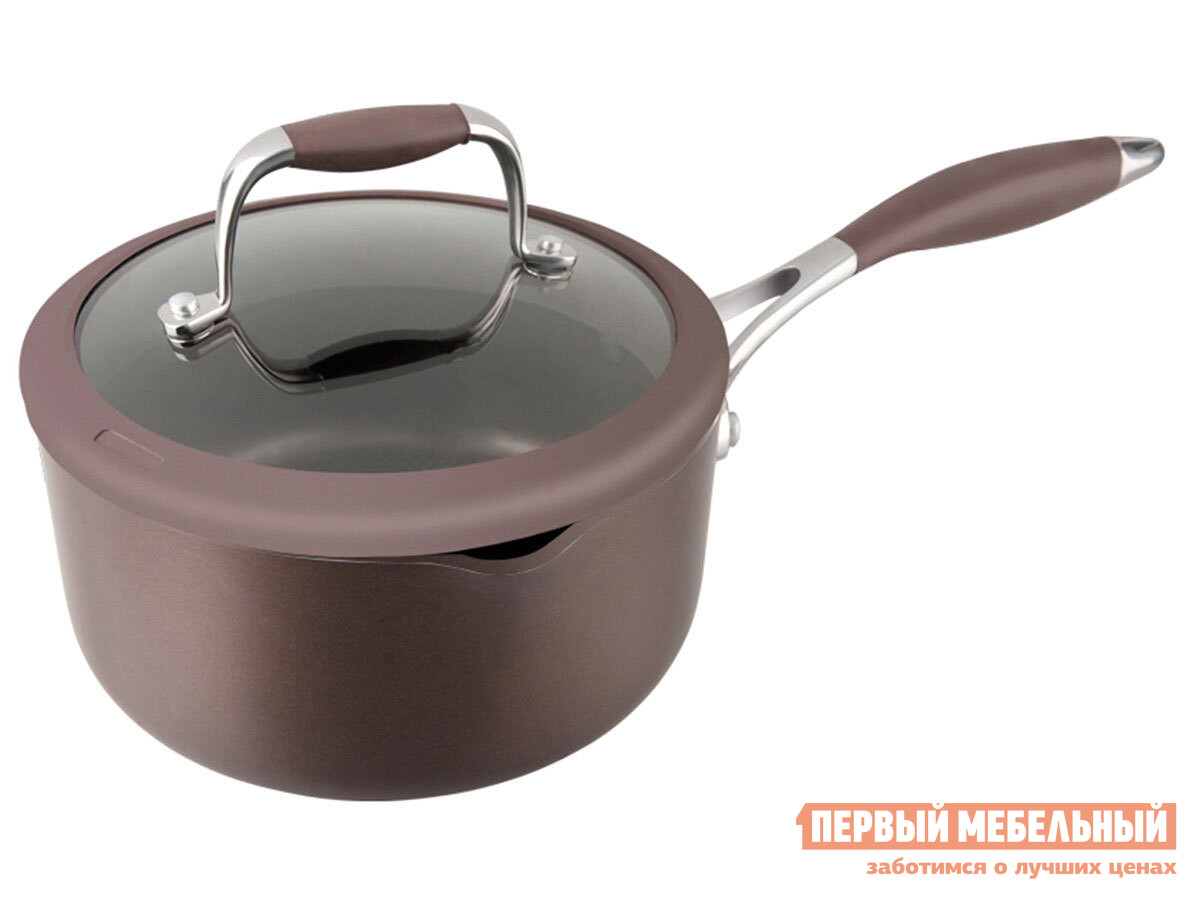 

Кастрюля Repast Dark chocolate 16 см Матовый шоколад, алюминий, Коричневый, Repast Dark chocolate 16 см Матовый шоколад, алюминий