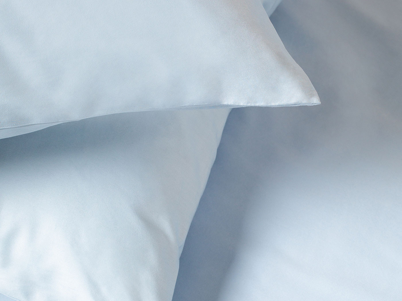 Комплект постельного белья  Моноспейс сатин голубой Семейный, Голубой, сатин от Первый Мебельный