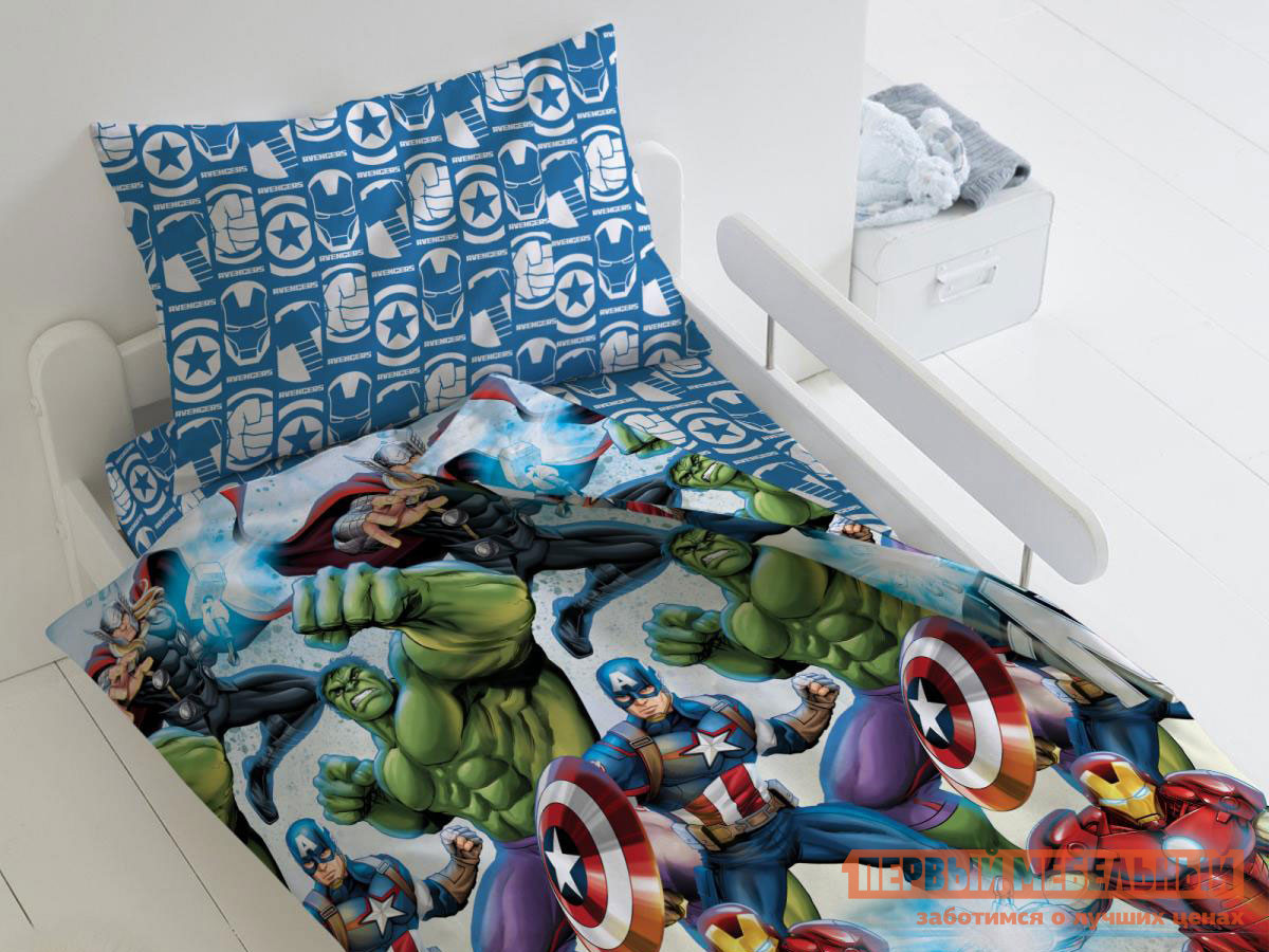

Детский комплект постельного белья Мстители Мстители, поплин, Мультицвет, Мстители Мстители, поплин