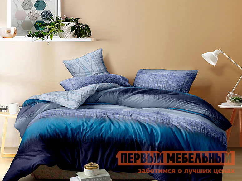 

Комплект постельного белья Гаэль Гаэль, поплин, Голубой, Гаэль Гаэль, поплин, Полутороспальный