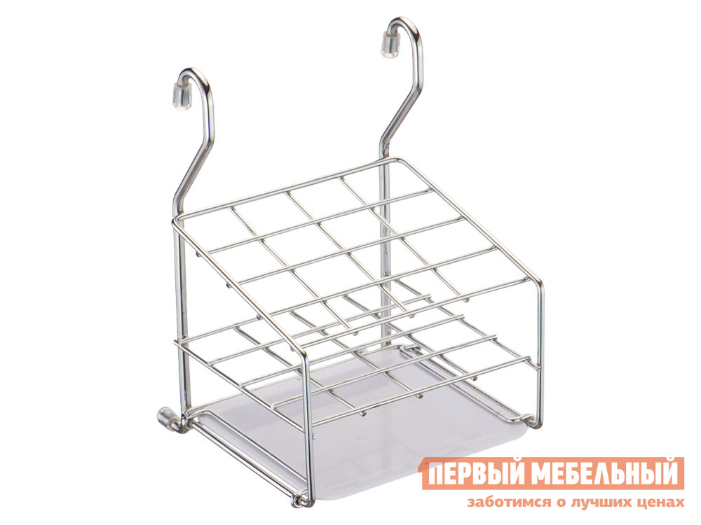 Кухонный органайзер  Цвергер Хром, металл / Белый, пластик