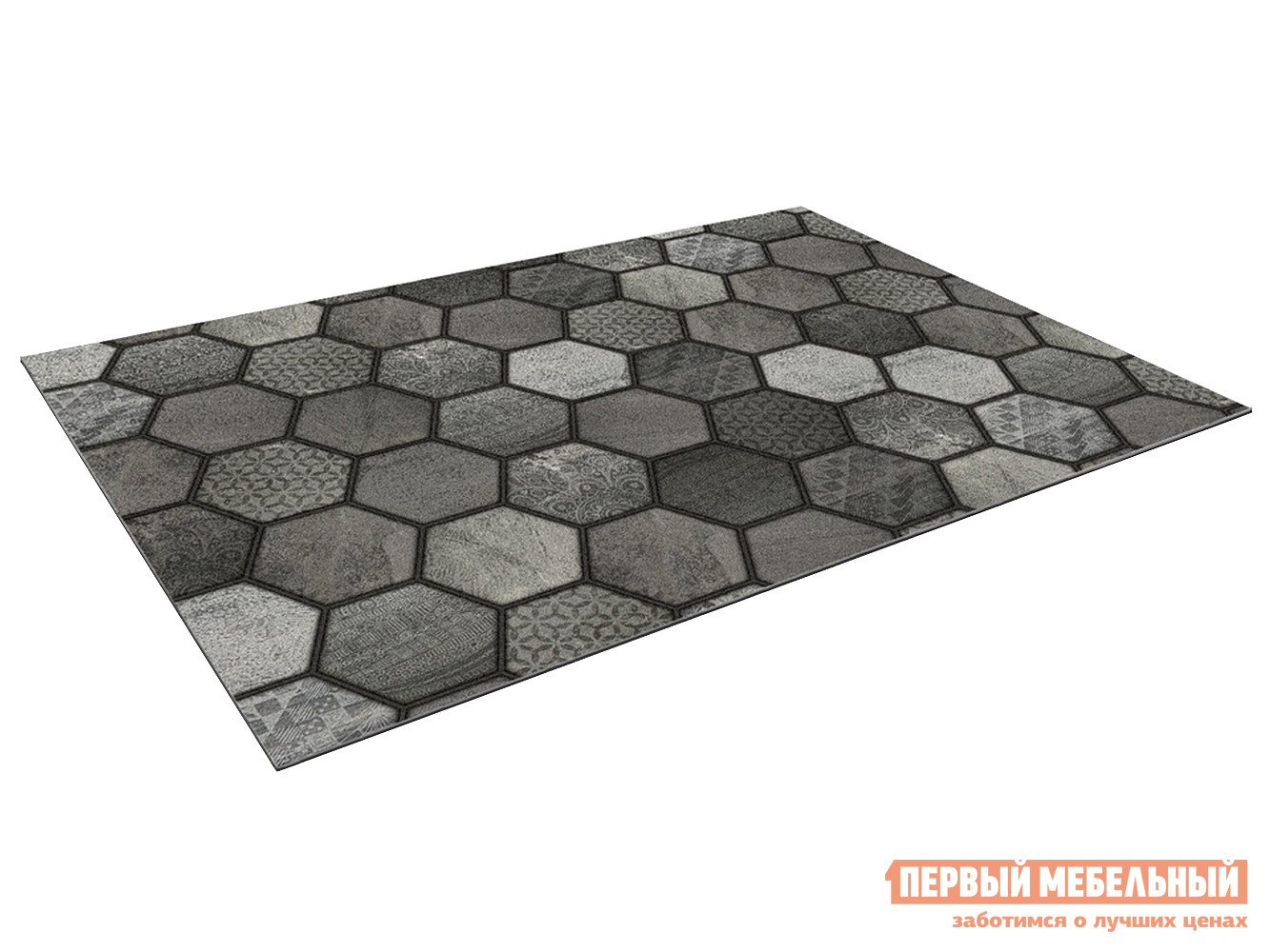 Придверный коврик  Мозаика Серый, 600 Х 900 мм