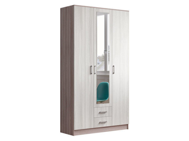 Распашной шкаф Эко Трио с зеркалом