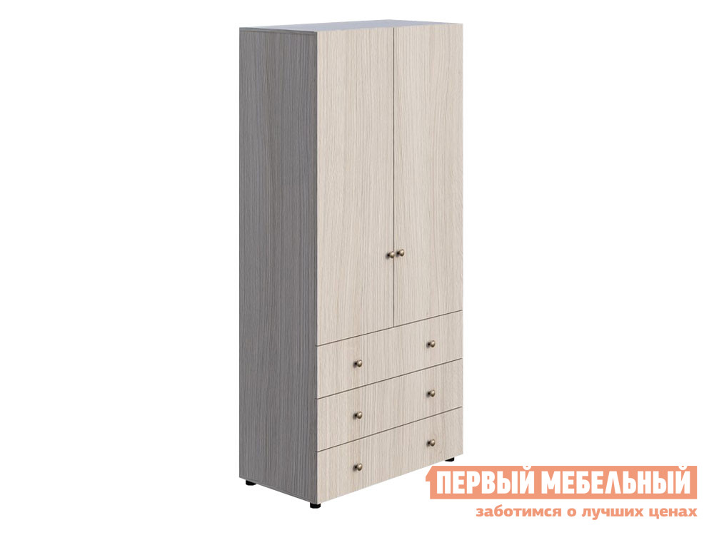 

Шкаф детский ШК-007 Шкаф 2-х ств. Мийа-3 Ясень Шимо Светлый, Светлое дерево, ШК-007 Шкаф 2-х ств. Мийа-3 Ясень Шимо Светлый