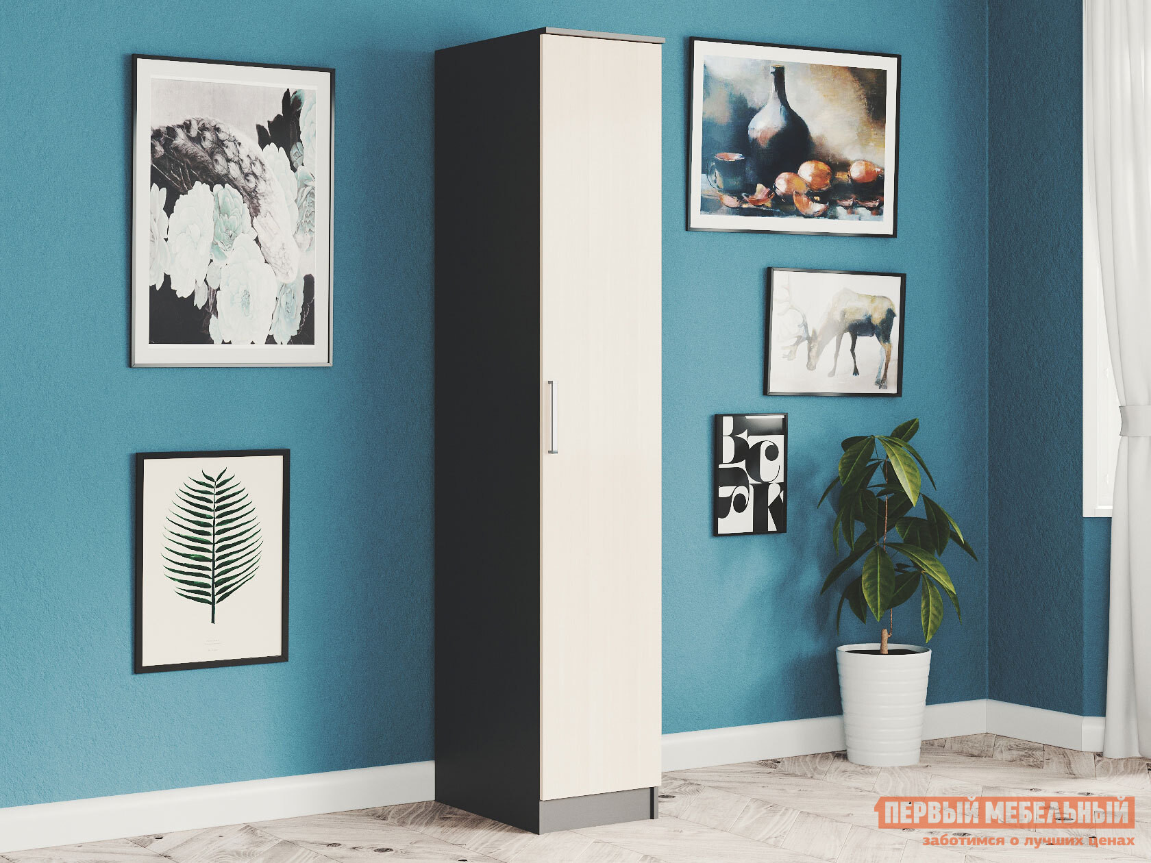 Распашной шкаф  Фиеста Венге / Лоредо