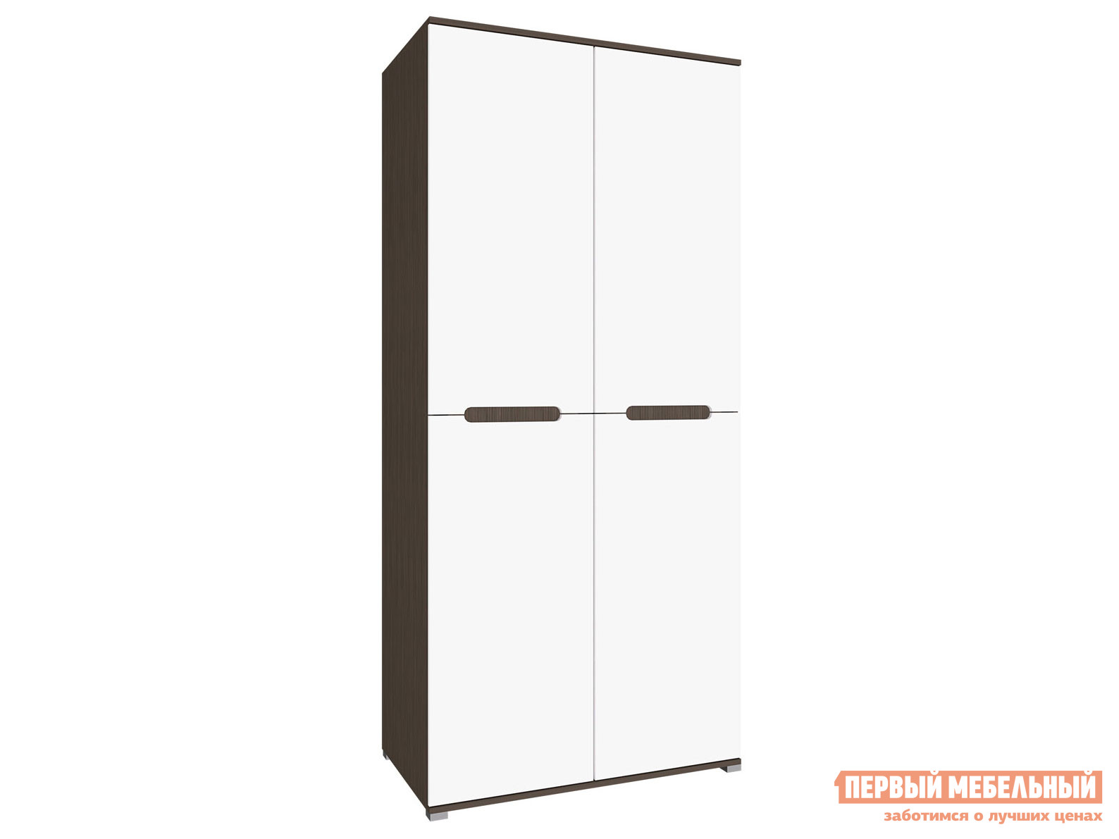 

Распашной шкаф Шкаф 2-х дверный Вегас Венге / Белый глянец, Черно-белый, Шкаф 2-х дверный Вегас Венге / Белый глянец