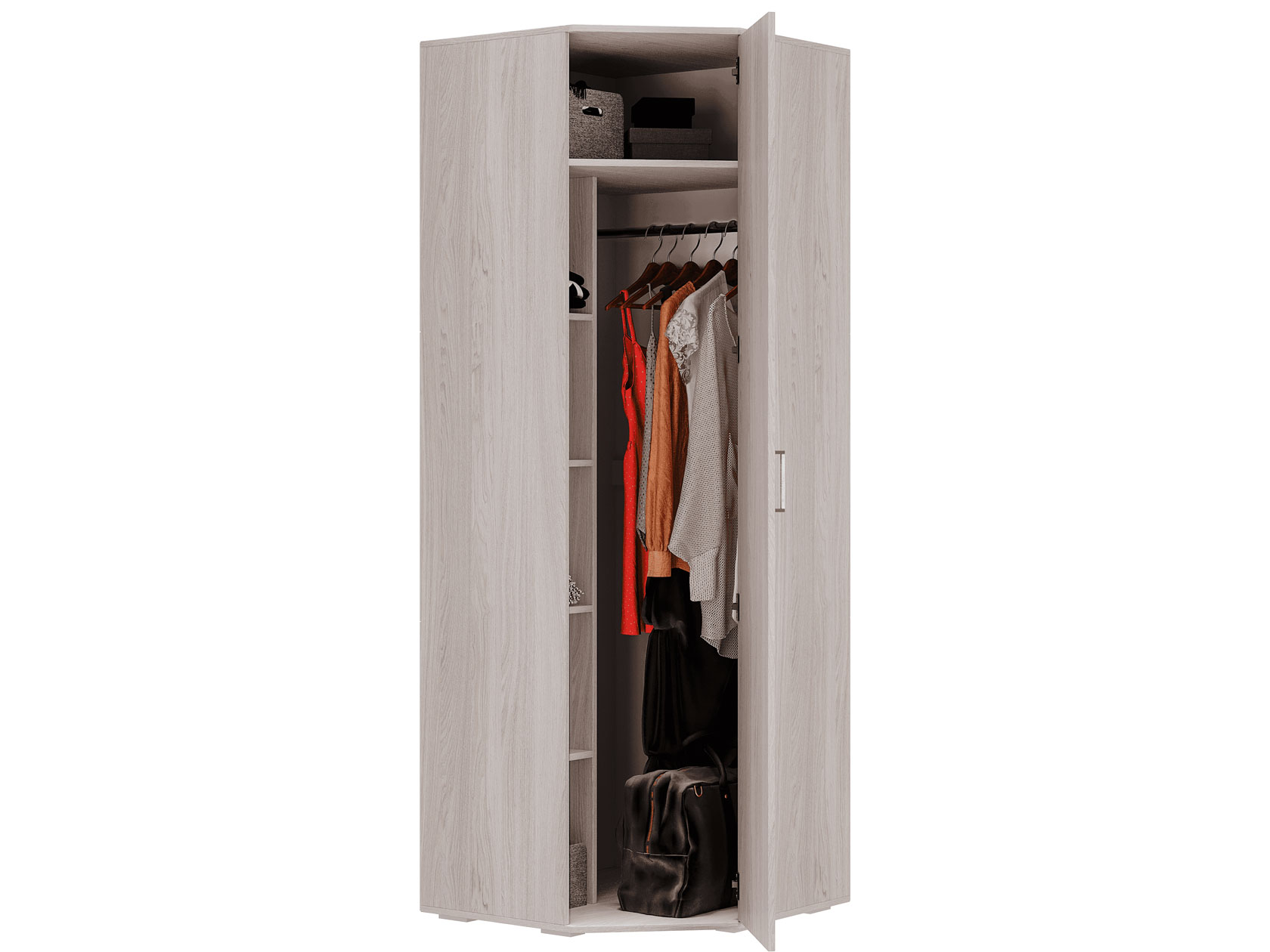 Угловой шкаф с распашными дверями BTS Белла