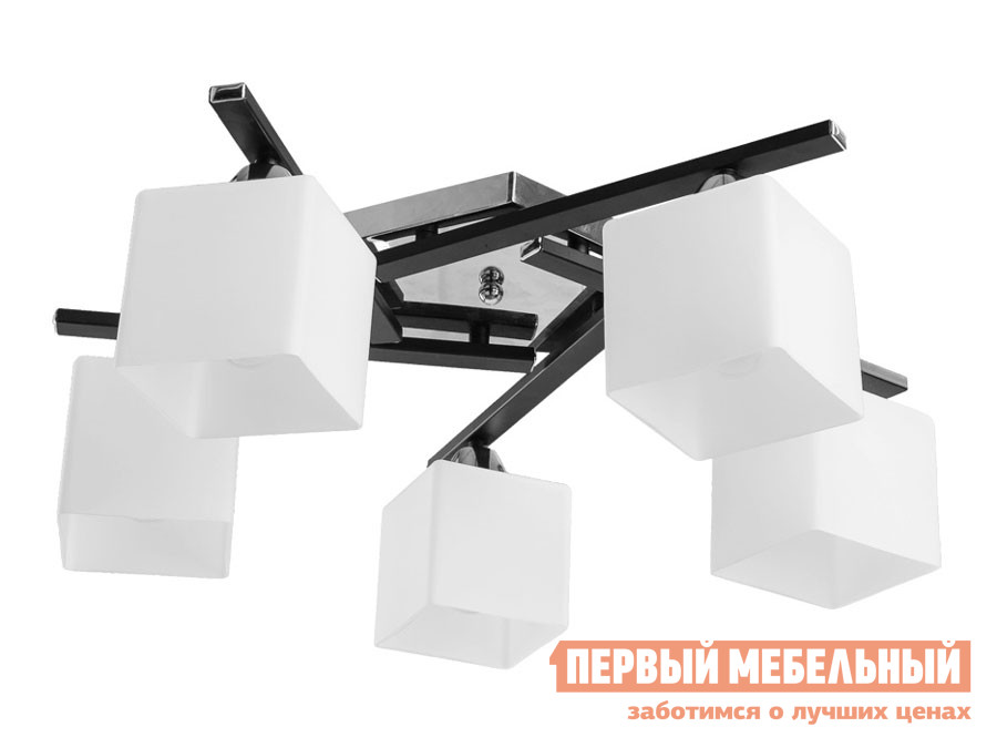 

Люстра VISUALE A8165PL-5BK Черный / Белый, VISUALE A8165PL-5BK Черный / Белый