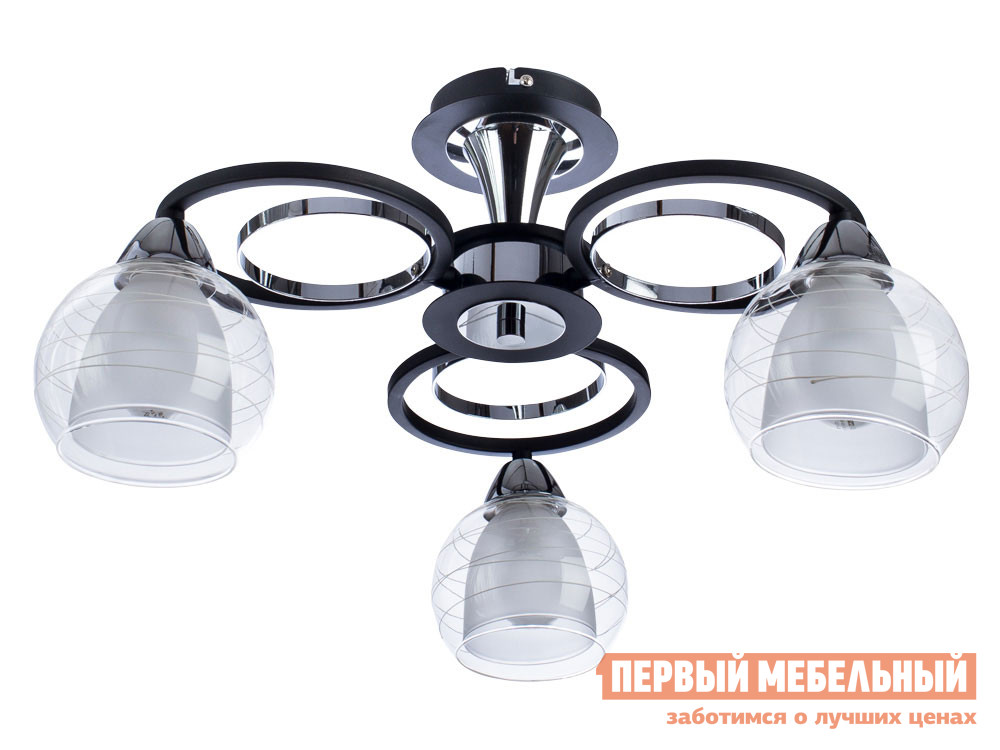 

Люстра GINEVRA A1604PL-3BK Черный / Прозрачный, GINEVRA A1604PL-3BK Черный / Прозрачный
