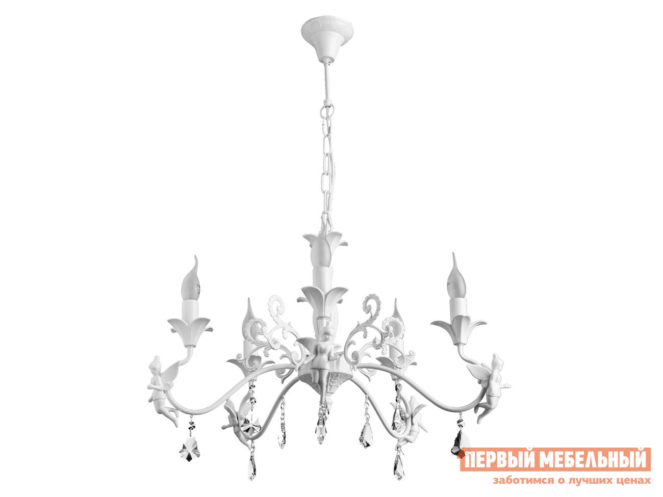 

Люстра ANGELINA A5349LM-5WH Белый, ANGELINA A5349LM-5WH Белый