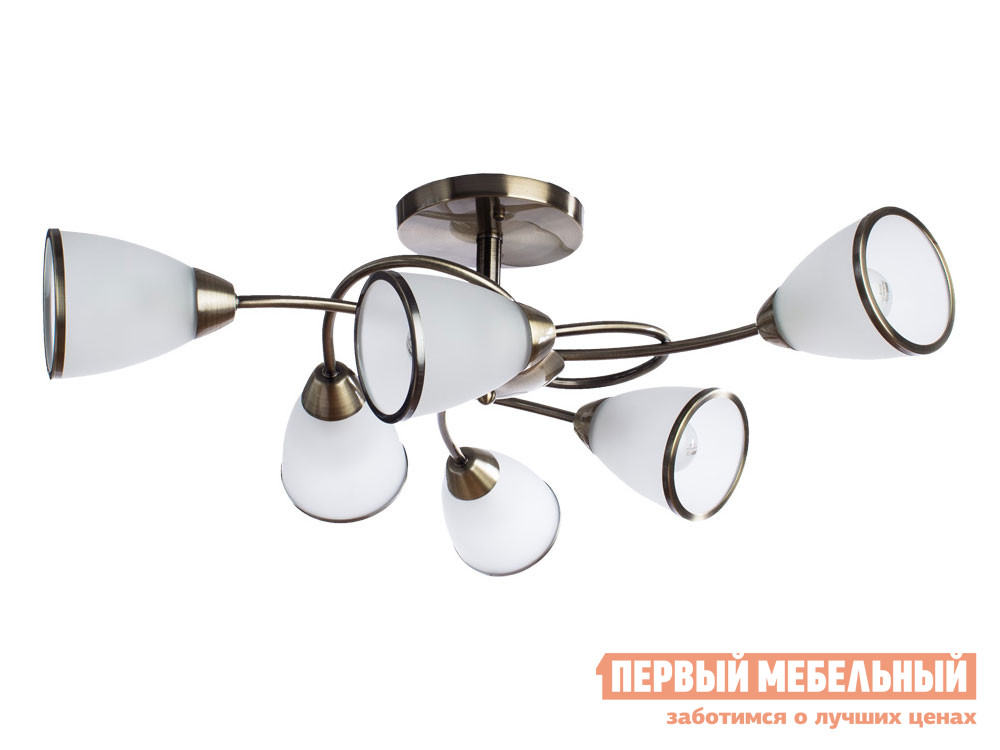 

Люстра INNOCENTE A6059PL-6AB Античная бронза / Белый, INNOCENTE A6059PL-6AB Античная бронза / Белый