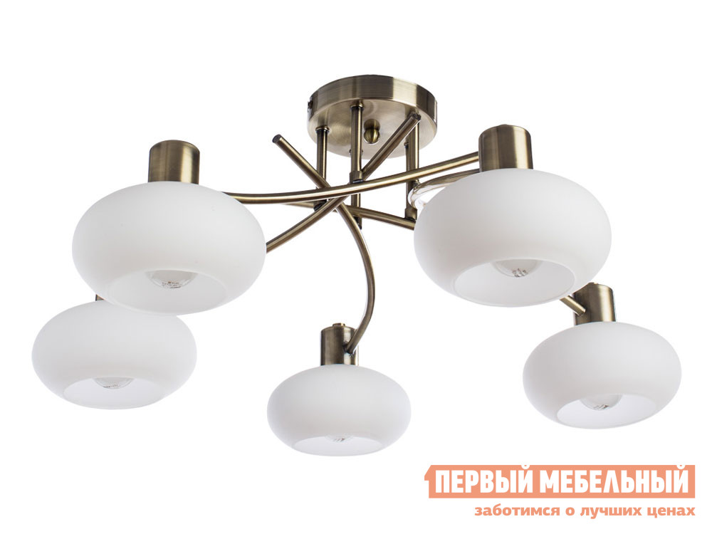

Люстра LATONA A7556PL-5AB Античная бронза / Белый, LATONA A7556PL-5AB Античная бронза / Белый