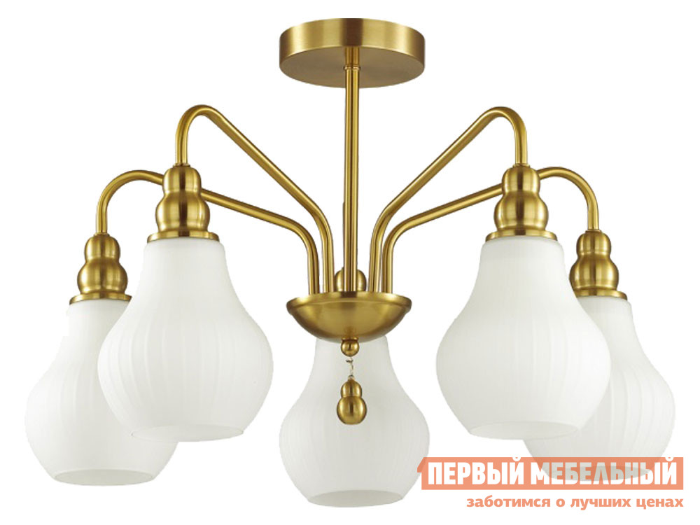 

Люстра ELEONORA 4562/5C Латунь / Белый, ELEONORA 4562/5C Латунь / Белый