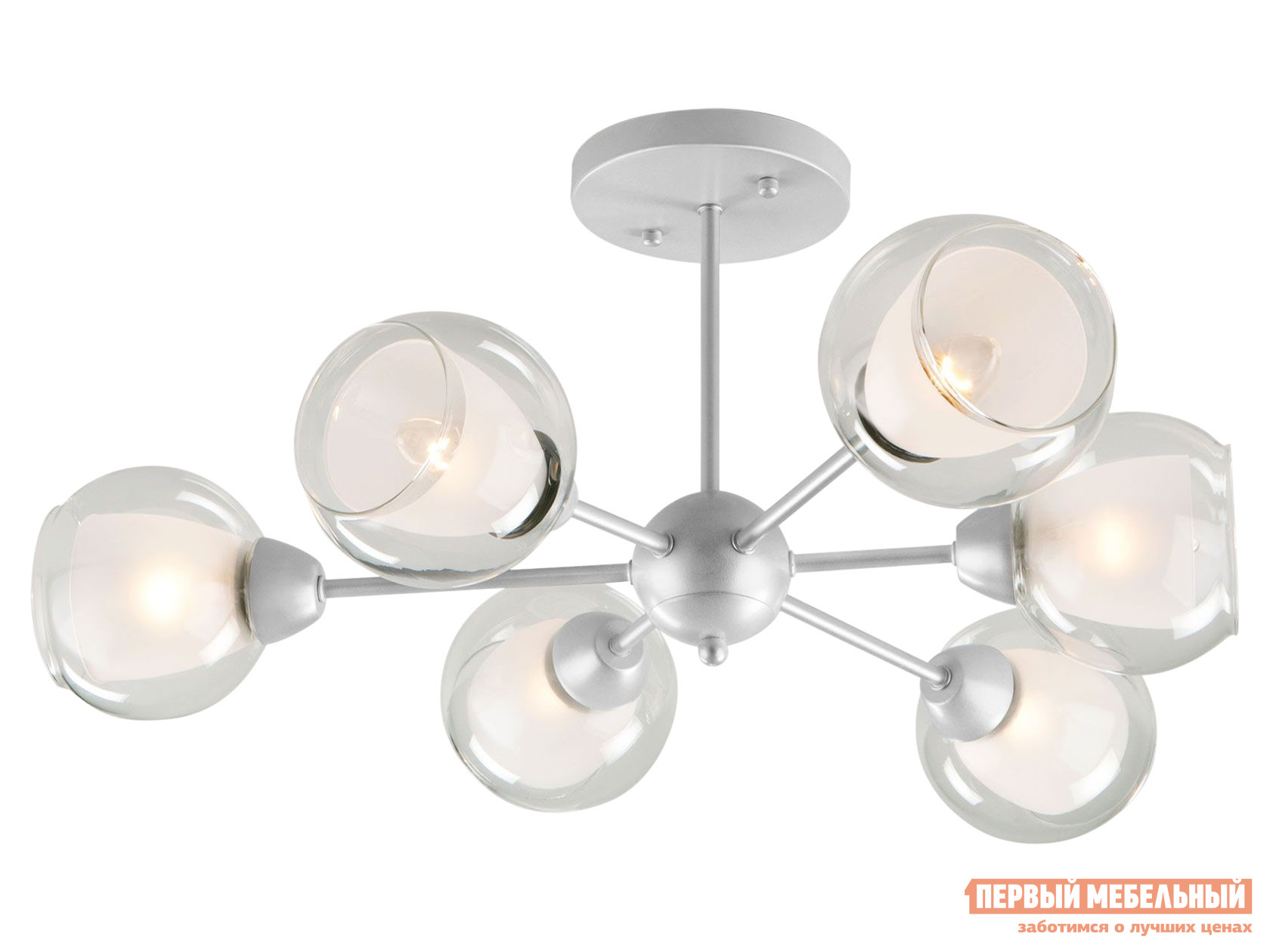 

Люстра Vivien 30163/6 Серебряный, металл / Белый, прозрачный, стекло, Vivien 30163/6 Серебряный, металл / Белый, прозрачный, стекло