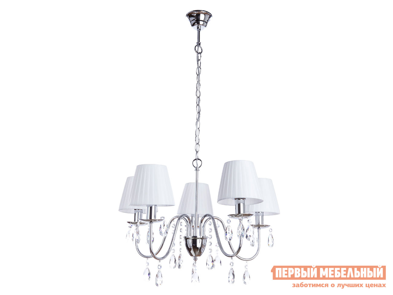 

Люстра MELISA A9123LM-5CC Хром / Белый, MELISA A9123LM-5CC Хром / Белый