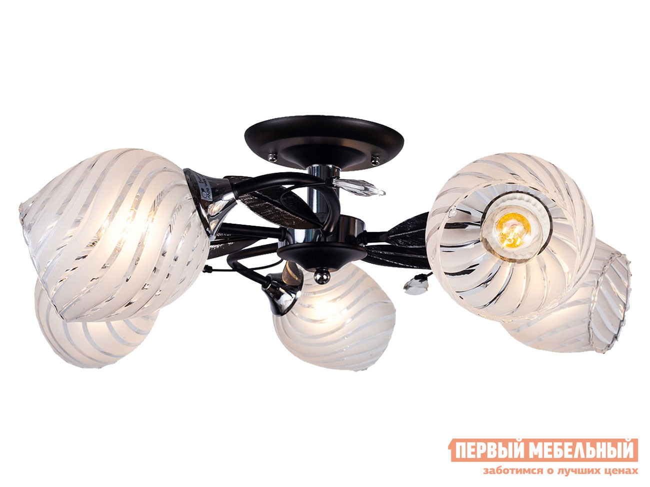 

Люстра MD.0509-5-S BK+CH 5*60Вт Е27 Хром, Черный / Белый, MD.0509-5-S BK+CH 5*60Вт Е27 Хром, Черный / Белый